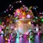 Copper Wire Solar Fairy Lights LED String Bright Christmas Decoration – Sunny Bunny Solar – Free Delivery