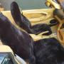 black sheepskin