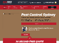 BugFree Pest Control's website