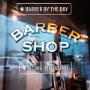 Barber by the Bay. Front Doot signage