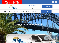 Kings of Cleaning Services's website