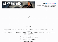 A1 K9 Security's website