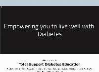 Total Support Diabetes Education (Wexford Centre  SJOG Murdoch)'s website