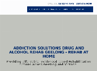 Addiction Solutions Geelong's website