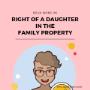 Right of a Daughter in the Family Property