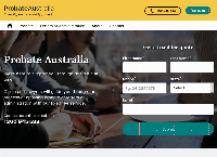 Probate Australia's website