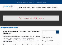 Free Assignment samples in Australia is no more a dream! Thanks to Assignmenthelpaus.com's website