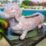 Large Dachshund Garden Planter
