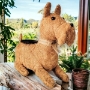 Husk Scottish Dog Planter