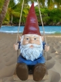 Large Garden Gnome Swing