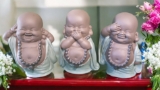Hear No Evil Buddha Statue Set