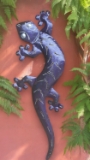 Large Purple Gecko Wall Art