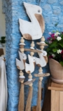 Wooden Pelican Family Mobile Hanger