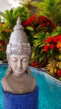 Giant Buddha Head Garden Statue