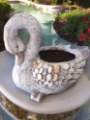 Stony Swan Garden Planter