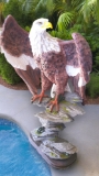 Eagle On Rock Statue