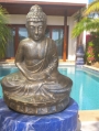 Large Golden Bronze Buddha Statue