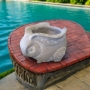 Cement Rabbit Planter