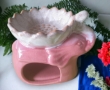 Pink Ceramic Elephant Oil Burner
