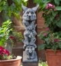 Hear No Evil Gargoyle Top Up Garden Statue