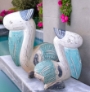 Seascape Pelican Statue Set