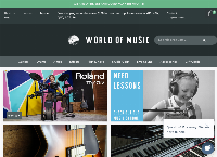 World of Music's website