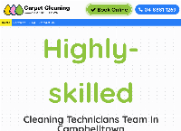 Carpet Cleaning Campbelltown's website
