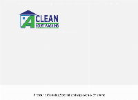 A Clean Pressure Cleaning's website