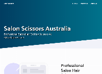 Salon Scissors Australia's website