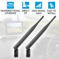 Elinz 2x Aerial Digital Wireless 2.4 GHz Frequency 5dBi Antenna RP SMA Male Connector