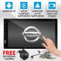 Elinz Nissan 7" In Dash Head Unit DVD Player Double DIN Octa Core Android 10 GPS WiFi Reverse Camer