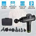 Elinz Massage Gun Electric Massager Deep Tissue Fascia 20 Speed Muscle 8 Heads