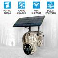 Elinz WiFi PTZ Solar Powered Camouflage Outdoor Security Camera 3MP 2K HD Resolution IP65 Home Surveillance CCTV Camera