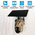 Elinz WiFi PTZ Solar Powered Camouflage Outdoor Security Camera 3MP 2K HD Resolution IP65 Home Surveillance CCTV