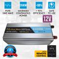 Elinz Pure Sine Wave Power Inverter 2500W 5000W 12V-240V AUS Plug Remote Control