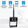 Elinz Digital Wireless Reversing Rearview Camera 120° CMOS 800TVL 18 IR LEDs Night Vision Built-in Mic 12V 24V Truck Caravan
