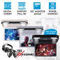 Elinz 13.3" IPS Roof Mount Car DVD Player Flip Down Monitor 1080P FHD HDMI USB