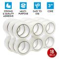 Big Packing Tape 50mm x 50M 50µ Micron 3" Core Quality Sealing Adhesive Clear Packaging 18 Rolls