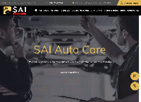 SAI Auto Care's website