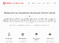 Vodafone Business Centre West's website