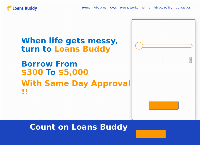 Loans Buddy's website