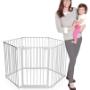 RETRACTABLE GATE WHITE - FITS OPENINGS UP TO 140cm