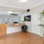 Spacious lobby