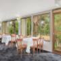 Spacious breakfast area