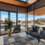 Spacious lobby with sitting area