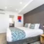 Spacious guest room