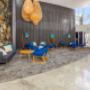 Spacious lobby