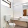 Vanity in bathroom