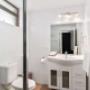 Vanity in bathroom
