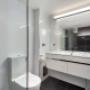 Vanity in bathroom